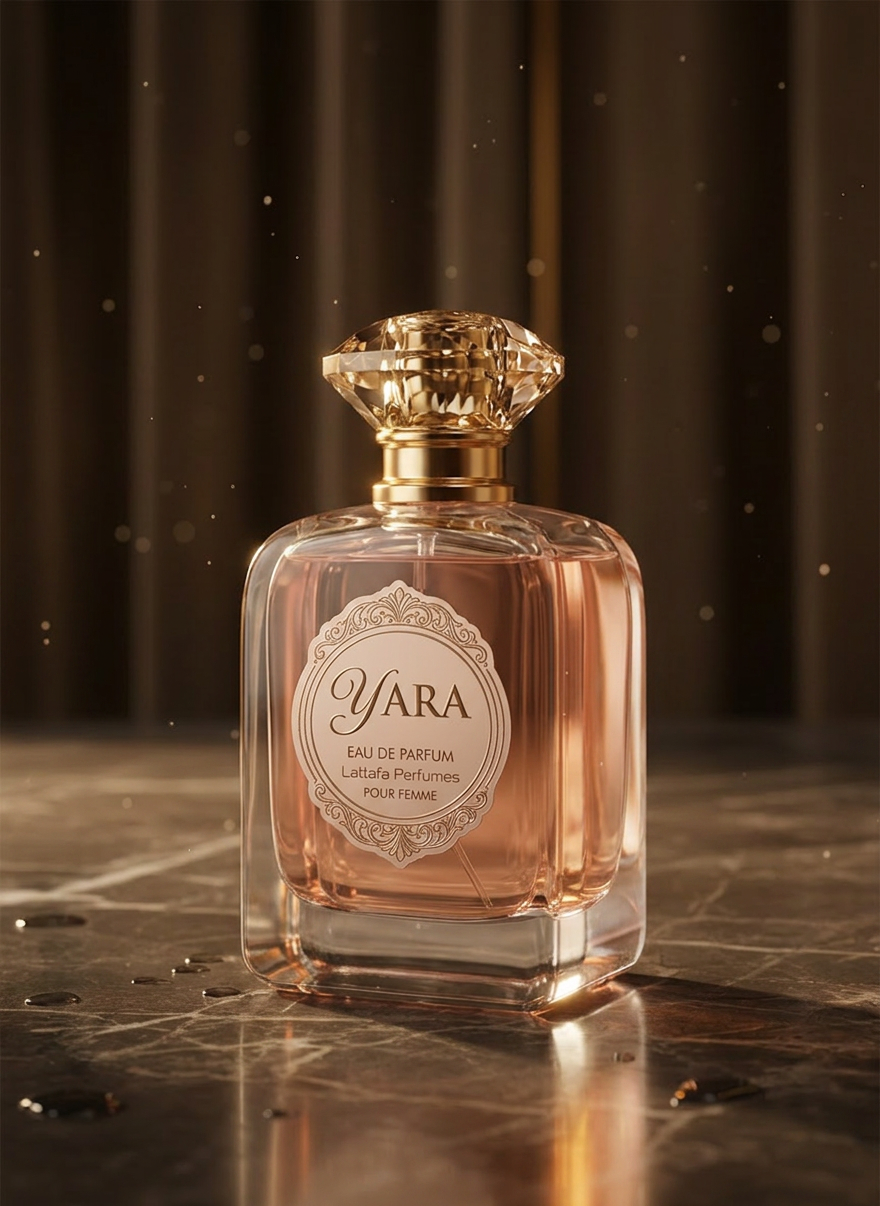 Sophisticated amber-toned luxury perfume bottle with golden cap on a dark elegant surface, warm golden lighting, refined product photography, luxury parfumerie mood Sophisticated amber-toned luxury perfume bottle with golden cap on a dark elegant surface, warm golden lighting, refined product photography, luxury parfumerie mood